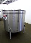 Used Tank, Approximately 450 Gallons, 304 Stainless Steel, Vertical. Approximately 57
