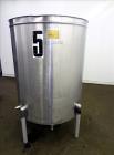 Used San-I-Tank, Approximately 320 Gallons, 304 Stainless Steel, Vertical. Approximately 43