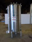 Used- Sani-Tanks Tank, Approximate 400 Gallon, 304 Stainless Steel, Vertical.