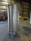 Used Sani-Tanks Tank, Approximate 400 Gallon, 304 Stainless Steel, Vertical.