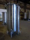 Used- Sani-Tanks Tank, Approximate 400 Gallon, 304 Stainless Steel, Vertical.