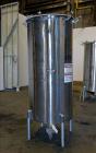 Used- Sani-Tanks Tank, Approximate 400 Gallon, 304 Stainless Steel, Vertical.