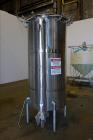 Used Sani-Tanks Tank, Approximate 400 Gallon, 304 Stainless Steel, Vertical.