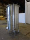 Used Sani-Tanks Tank, Approximate 400 Gallon, 304 Stainless Steel, Vertical.