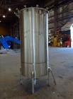 Used Sani-Tanks Tank, Approximate 400 Gallon, 304 Stainless Steel, Vertical.