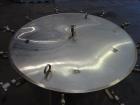 Used Sani-Tanks Tank, Approximate 400 Gallon, 304 Stainless Steel, Vertical.