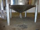 Used Sani-Tanks Tank, Approximate 400 Gallon, 304 Stainless Steel, Vertical.