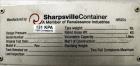 Used Sharpville Container Pressure Tank, 1250 Liter (330 Gallon), 304 Stainless Steel. 44-7/8