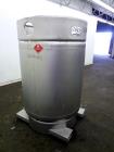 Used Sharpsville Container Pressure Tank, 1250 Liter (330 Gallon) Capacity, 304 Stainless Steel, Vertical. Approximately 44-7/8