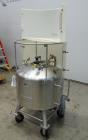 Used Sharpsville Pressure Mix Tank, 200 Liter, 316L Stainless Steel
