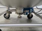 Used Sharpsville Pressure Mix Tank, 200 Liter, 316L Stainless Steel