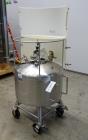 Used Sharpsville Pressure Mix Tank, 200 Liter, 316L Stainless Steel