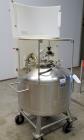 Used Sharpsville Pressure Mix Tank, 200 Liter, 316L Stainless Steel