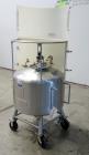 Used Sharpsville Pressure Mix Tank, 200 Liter, 316L Stainless Steel