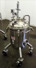 Used Stainless Fabrication Pressure Tank, 22.5 Gallon (85 Liter), 316L Stainless Steel, Vertical. 18