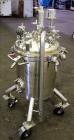 Used Stainless Fabrication Pressure Tank, 22.5 Gallon (85 Liter), 316L Stainless Steel, Vertical. 18