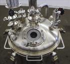 Used Stainless Fabrication Pressure Tank, 22.5 Gallon (85 Liter), 316L Stainless Steel, Vertical. 18