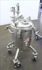 Used Stainless Fabrication Pressure Tank, 22.5 Gallon (85 Liter), 316L Stainless Steel, Vertical. 18