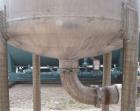 Used Stainless Fabrication Tank, 150 gallon, 316L stainless steel, vertical. 30