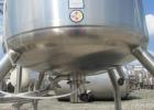 Used- Stainless Fabrication receiver, 250 liter,  316L stainless steel construction, approximately 30