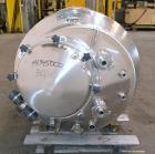 Used Stainless Fabrication Pressure Tank, 440 Gallon, 316 Stainless Steel, Vertical. 42