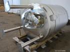 Used- Stainless Fabrication Pressure Tank, 440 Gallon, 316 Stainless Steel, Vertical. 42