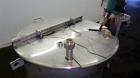 Used Stainless Fabrication Tank, 150 Gallon, 304 Stainless Steel, Vertical. Approximate 38