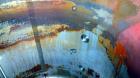 Used Stainless Fabrication Tank, 250 Gallon, 304 Stainless Steel, Vertical. Approximate 38