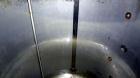 Used Stainless Fabrication Tank, 250 Gallon, 304 Stainless Steel, Vertical. Approximate 38