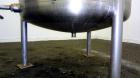 Used Stainless Fabrication Tank, 250 Gallon, 304 Stainless Steel, Vertical. Approximate 38