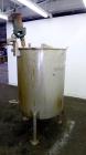 Used Stainless Fabrication Tank, 250 Gallon, 304 Stainless Steel, Vertical. Approximate 38