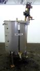 Used- Stainless Fabrication Tank, 250 Gallon, 304 Stainless Steel, Vertical. Approximate 38