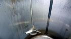 Used Stainless Fabrication Tank, 250 Gallon, 304 Stainless Steel, Vertical. Approximate 38