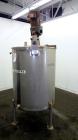Used Stainless Fabrication Tank, 250 Gallon, 304 Stainless Steel, Vertical. Approximate 38