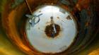 Used Stainless Fabrication Tank, 250 Gallon, 304 Stainless Steel, Vertical. Approximate 38
