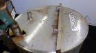 Used Stainless Fabrication Tank, 250 Gallon, 304 Stainless Steel, Vertical. Approximate 38