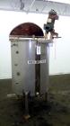 Used Stainless Fabrication Tank, 250 Gallon, 304 Stainless Steel, Vertical. Approximate 38