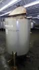 Used Stainless Fabrication Tank, 250 Gallon, 304 Stainless Steel, Vertical. Approximate 38