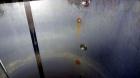 Used Stainless Fabrication Tank, 250 Gallon, 304 Stainless Steel, Vertical. Approximate 38