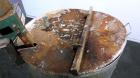 Used Stainless Fabrication Tank, 250 Gallon, 304 Stainless Steel, Vertical. Approximate 38