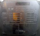 Used Stainless Fabrication Pressure Tank, 275 Gallons, 316L Stainless Steel, Vertical. 54