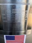 Used- Stainless Steel Fabrication Inc Pressure Tank, Approximately 132 Gallon (5