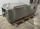Used- Sunset Milk Cooler Tank, Model MC-300PX, Approximate 300 Gallon, Stainless Steel, Horizontal. Approximate 73