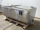 Used- Sunset Milk Cooler Tank, Model MC-300PX, Approximate 300 Gallon, Stainless Steel, Horizontal. Approximate 73