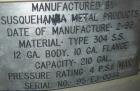 USED: Susquehanna 210 gallon gallon, 304 stainless steel, tank. 30
