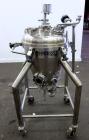 Used- 50 Liter Stainless Steel T&C Stainless Coned Pressure Tank