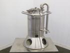 Used T&C Stainless Pressure Tank, 20 Liters (5.2 Gallons), 316L Stainless Steel, Vertical.  Approximately 12