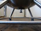 Used T & C Pressure Tank, 39 Gallon (150 liter), 316 Stainless Steel, Vertical.