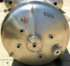 USED: T&C stainless pressure tank, 1000 liter (264 gallon), 316L stainless steel, vertical. 40