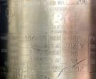 USED: T&C stainless pressure tank, 1000 liter (264 gallon), 316L stainless steel, vertical. 40